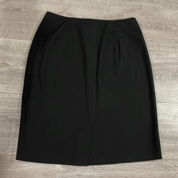 Talbots Stretch Classic Straight Black Skirt 6 - Picture 10 of 10
